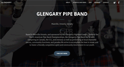 Desktop Screenshot of glengarrypipeband.ca